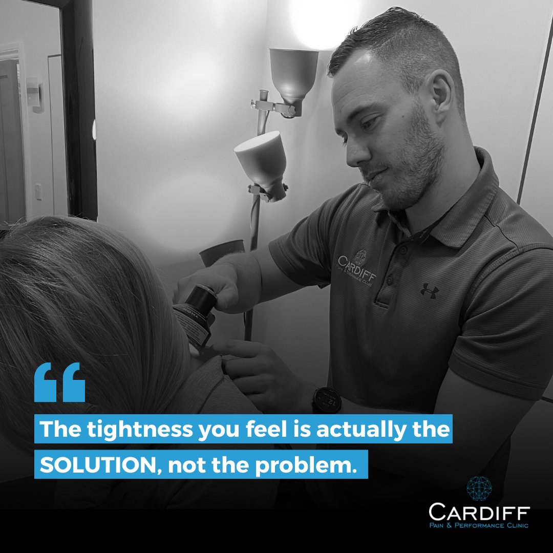 The tightness you feel is actually the SOLUTION, not the problem. 

#chronicpain #cardiff #treatments #backpain #shoulderpain #theraphy