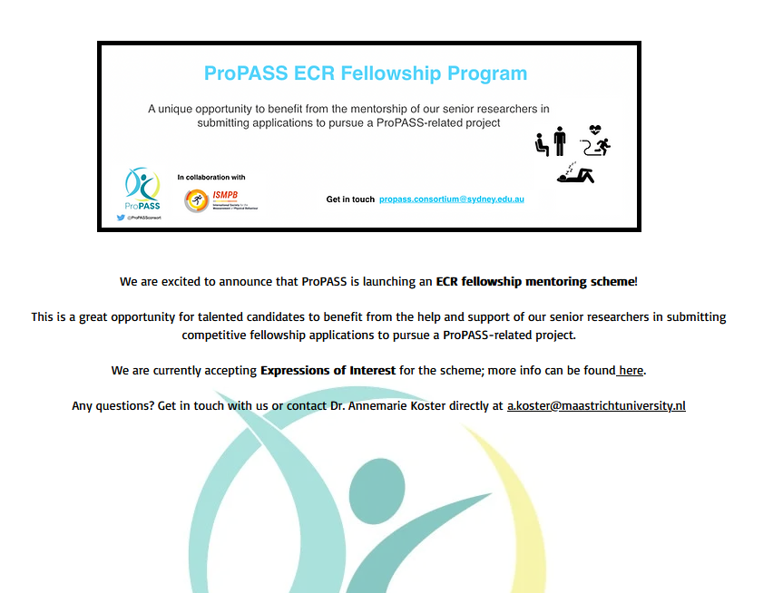 <a href="/ProPASSconsort/">ProPASS Consortium</a> 's Fellowships Program is live!  #EMCRs,  Let us support/host your  research fellowship application and contribute to ProPASS' work.
Overview: propassconsortium.org/propass-ecr-fe…
Full details incl scope/schemes/EoI: propassconsortium.org/ecr-fellowship…  
 #Wearables #cohort #Epidemiology