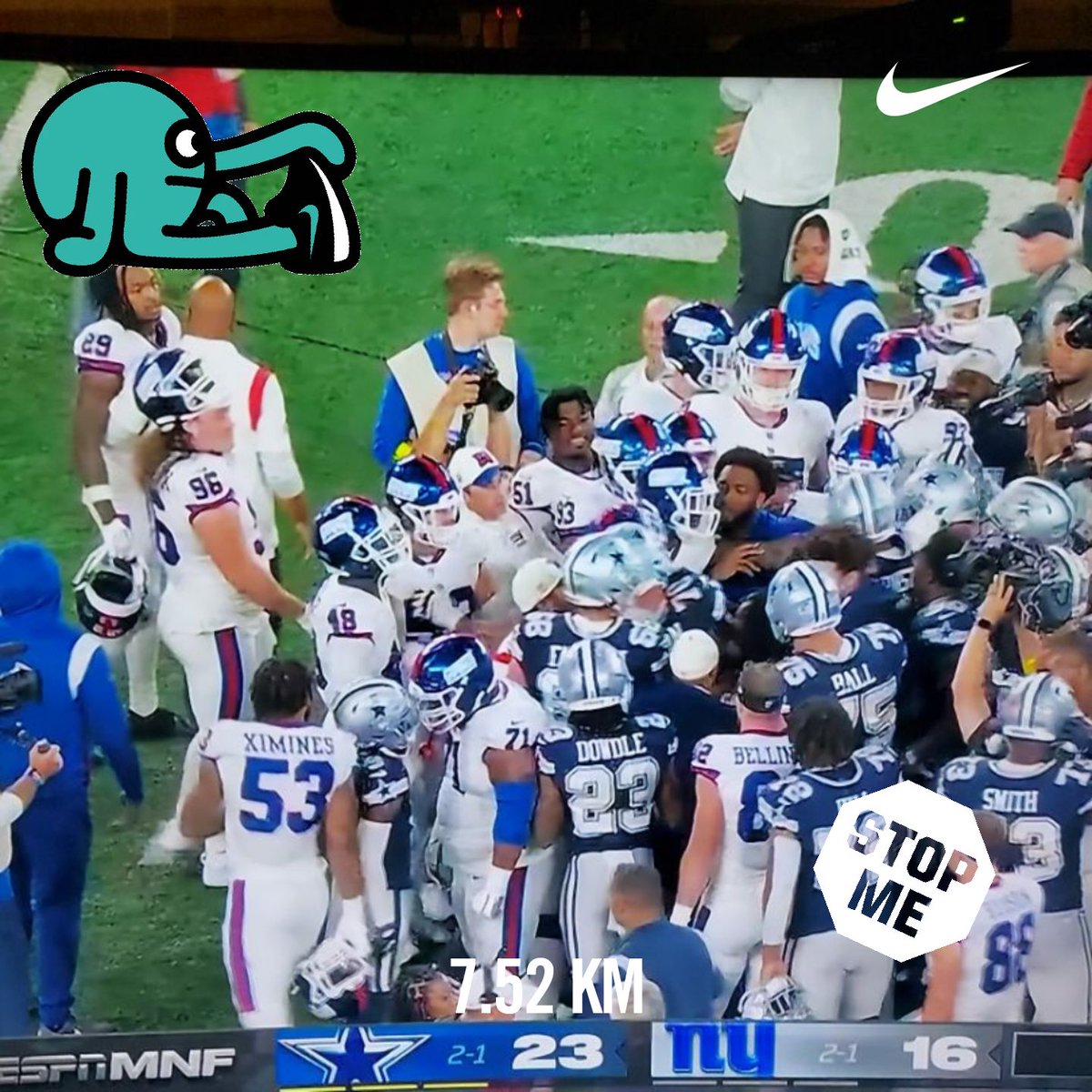 jsgctec's tweet photo. Se esta haciendo vicio correr y disfrutar el #MondayNightFootball #Cowboys #Gigants @ManicomioRunner #Reto2022kms ⚽️🏃‍♂️🤟 https://t.co/Ct569RuNE2
