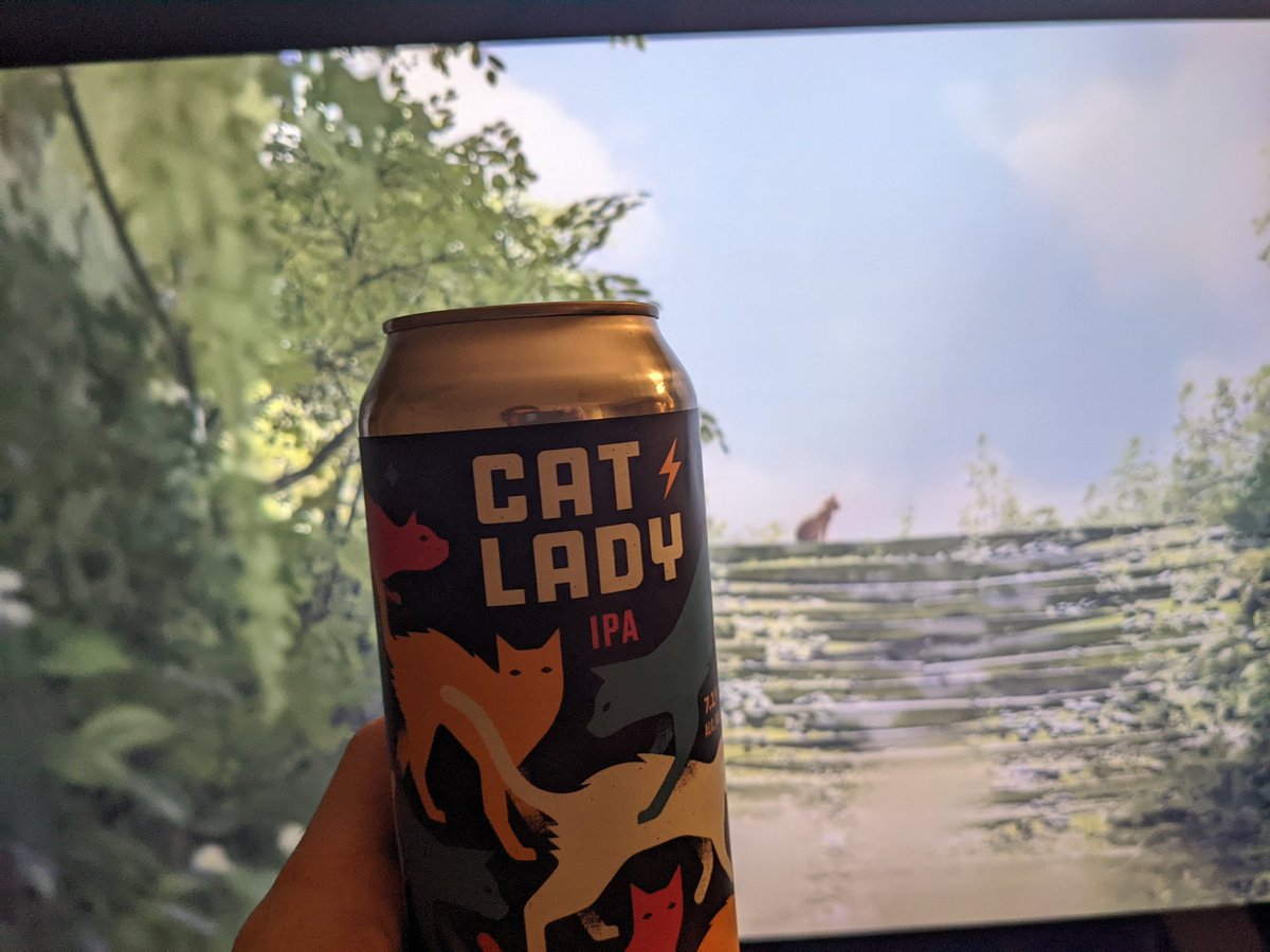 replicamask's tweet photo. The perfect beer for the end of a great game! @bellwoodsbeer @HKdevblog @PlayStationCA #stray #ps5 #meow https://t.co/ApuLjVTbyg