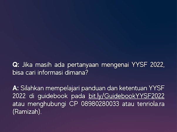yysf_ugm's tweet photo. Hal ini menandakan bahwa ada banyak 'burning questions'🔥 dari sobat YYSF yang luar biasaa! https://t.co/a9MJouhsH1
