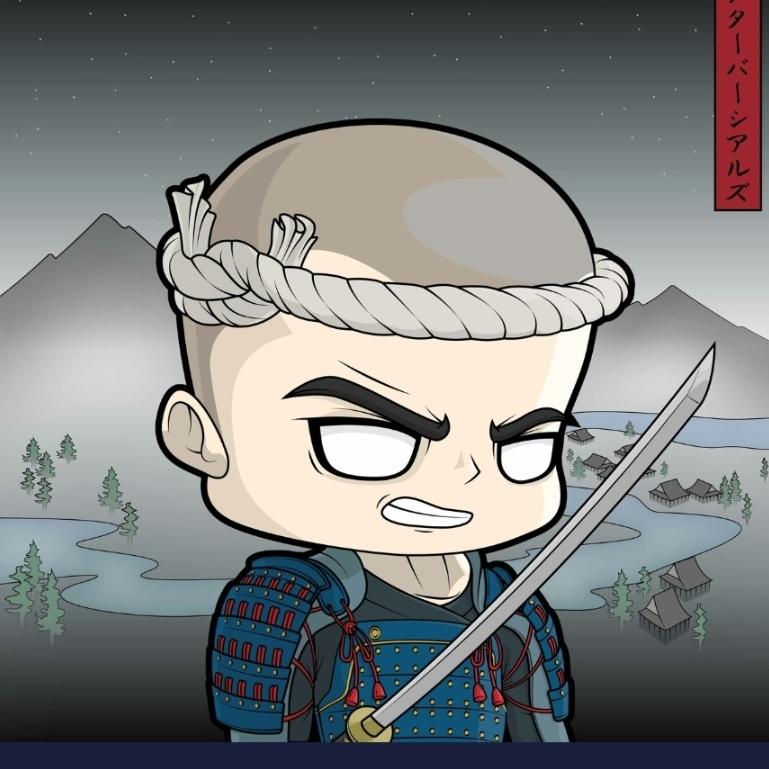 DefiEvolution's tweet photo. @BCIGVA Prized fighter right here. Can take down mighty thor himself ask @vpunker69 he's seen this dude in action
#VeChain #metaversials #samurai #vnft https://t.co/mkga4klyfc