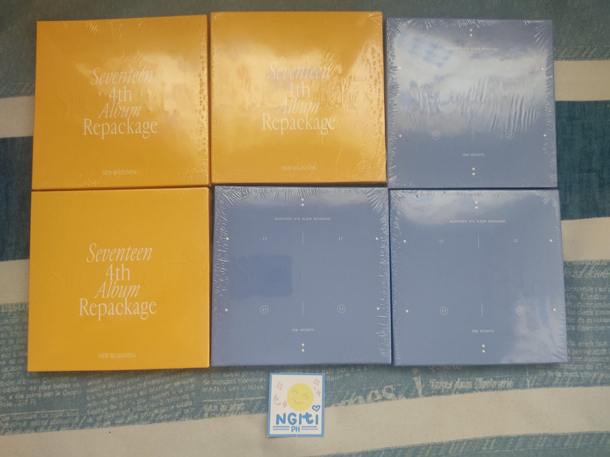 NGITI_PH's tweet photo. #NgitiKshop_OnHand

SEVENTEEN SECTOR 17 SEALED ALBUM

₱700 each

• new heights 
• new beginnings 

mop: gcash
mod: ggx/jnt

dm/reply mine + ver + qty

🏷️wts lfb svt ph https://t.co/A92SfP8x3n