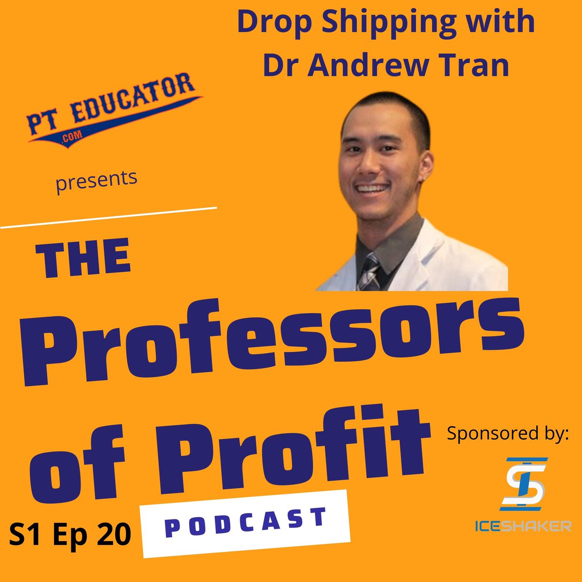 PTEducator's tweet image. In this episode @physio_memes comes on to help you learn about #dropshipping 
#PTEducator #SideHustle #sidegig #sidebusiness #studentloans #studentloanssuck #studentloandebt
