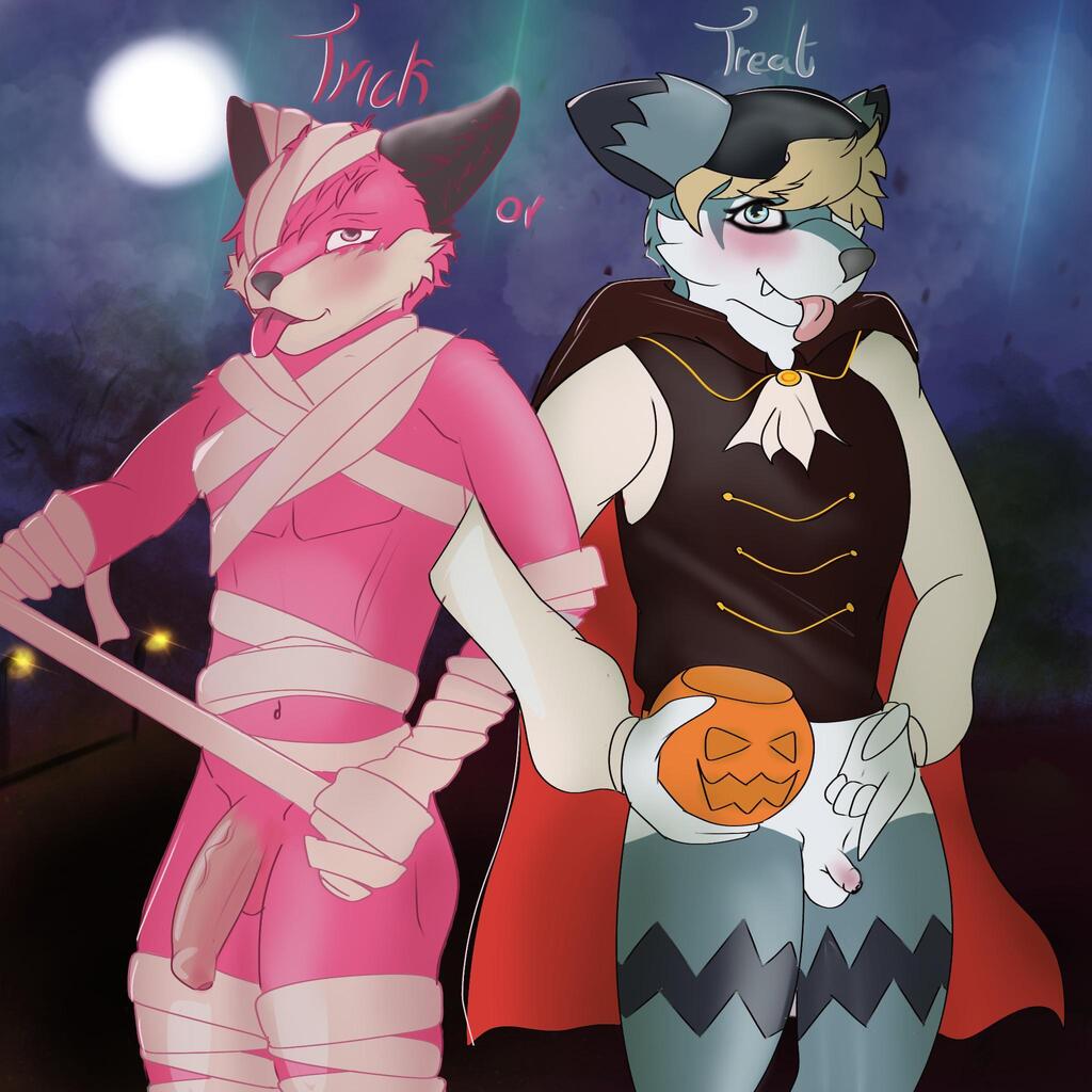 gfp_bot's tweet photo. New Top post on r/gayfurryporn Trick or treat(art by me) by shadowfoxboy
Link to post: https://t.co/p2JqIdi1q2 https://t.co/I4ejD991io