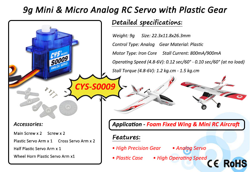 CassieY16113420's tweet image. Plastic Case 9g Mini Micro Analog Servo for RC fixed wing aircraft

#servo #rcservo #microservo #9gminiservo #robots  #automation #technology #motor #robotarm #minirobot #intelligent