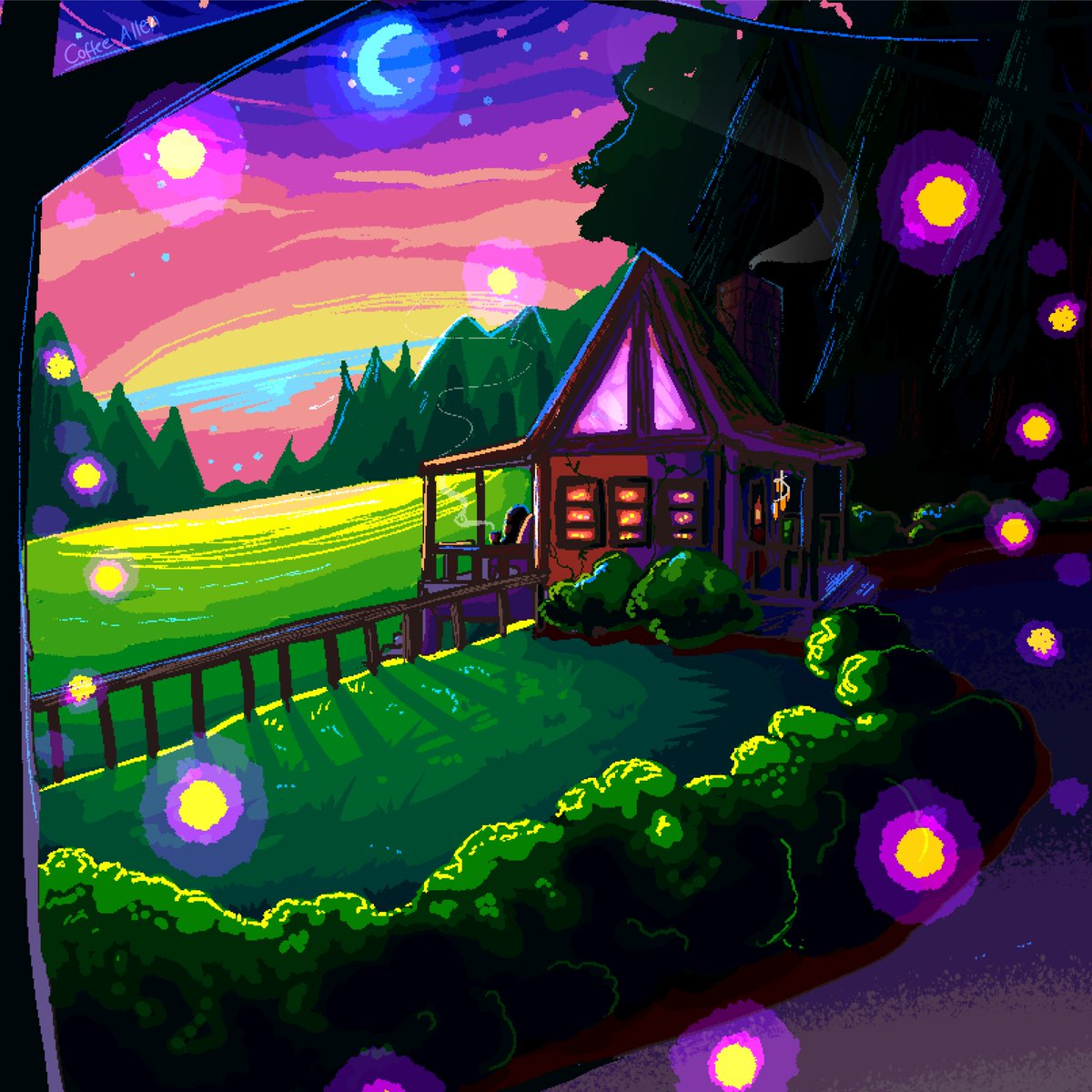 CoffeeAllen0108's tweet photo. To be surrounded by nature. A small house that feels like home. This is my dream in life. This is freedom.
#manga #anime #selfpublished #indiemanga #indie #indiecomic #dreamworld #psychological #darkfantasy #fantasy #romance #fantasyanime #isekai  #create #creator  #artist https://t.co/SXu9VTeaMF