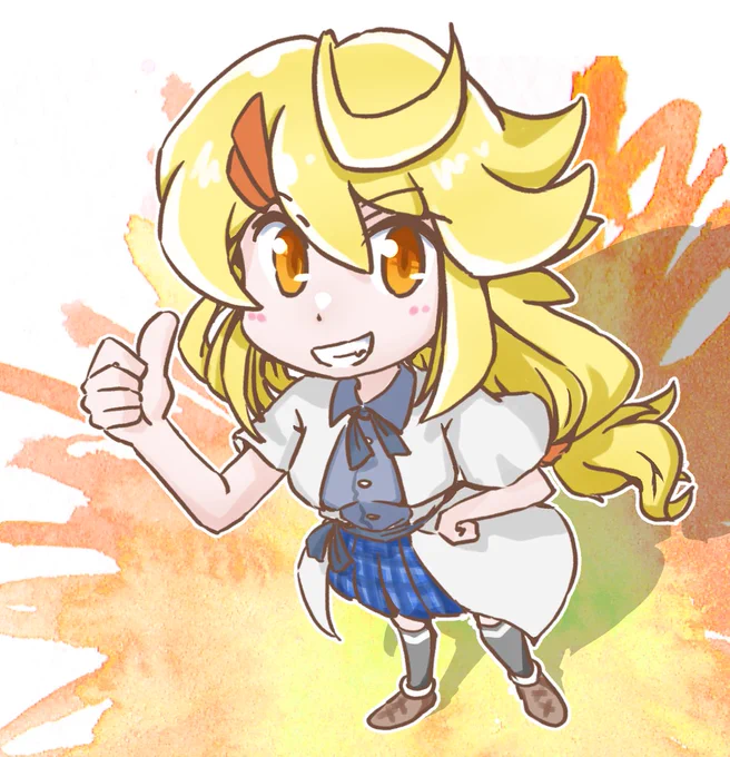 やっとこさ自分のターンですみませんへんなのさんの子、むたまちゃんを描かせて頂きましたへんなのさんの線大好きで雰囲気出したくて頑張りました描いてて楽しかったです!#うちの子描き合いませんか  