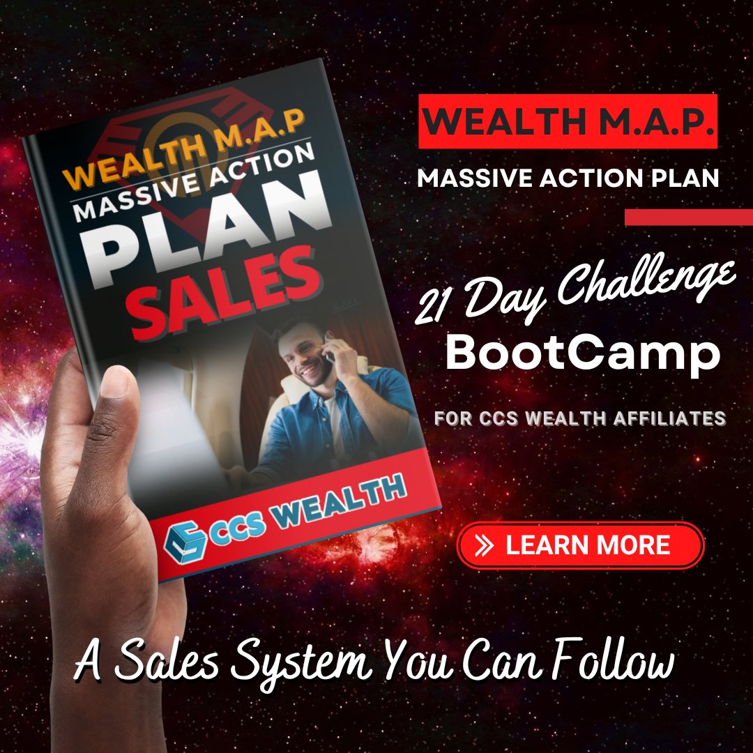 CcsWealth's tweet photo. Introducing the CCS Wealth M.A.P Affiliate Training.
A comprehensive sales system you can learn, implement and follow.
Learn More and sign up >>
https://t.co/3lVRsPQN9x

#affiliatemarketer #affiliatemarketing #affiliatemarketingtraining https://t.co/C38fu4IczS