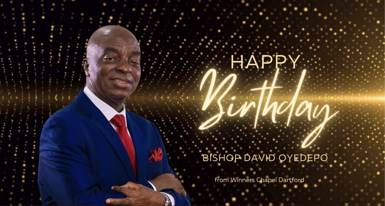 I pray for fresh grace upon your life. 

Happy birthday, Bishop David Oyedepo. 

Thank you for all you do! 