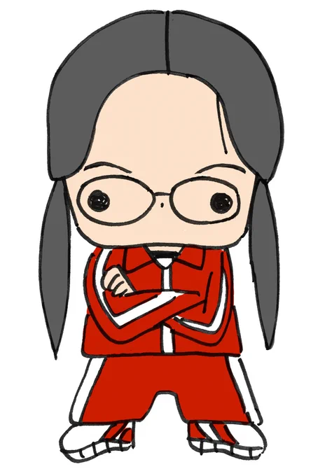 #このタグをみた人はド正面イラストを貼る ヤンクミ(パティ&ジミー風味) 