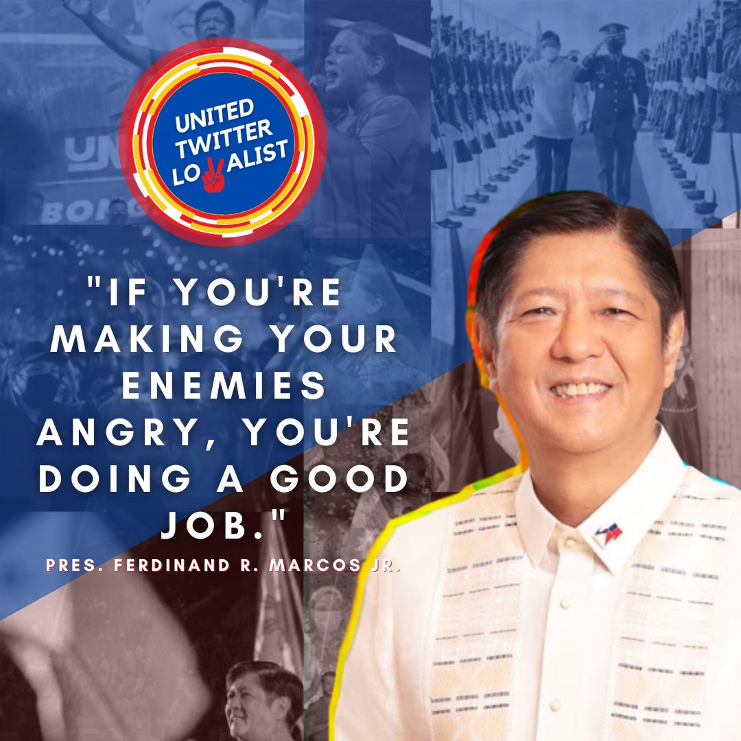 "If you're making your enemies angry, You're doing a good job." - President <a href="/bongbongmarcos/">Bongbong Marcos</a> 

PBBM IN ACTION
#GoodJobPBBM