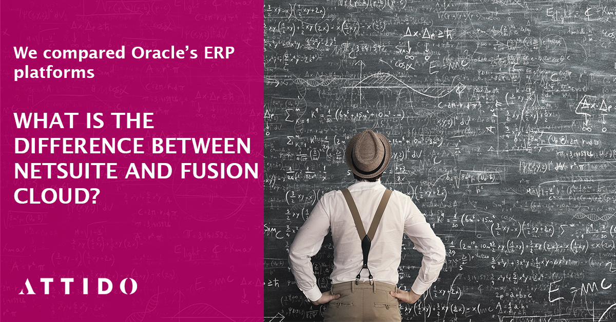 Attido's tweet photo. We recently published a blog comparing Oracle's ERP platforms. The article written by Juha Kuivanen breaks down two excellent ERP systems. The article is now available in English: https://t.co/dGYCGmjotj
#oracle #suiteworld #cloudworld #fusion #netsuite #erp https://t.co/qOb7hBB2Ko