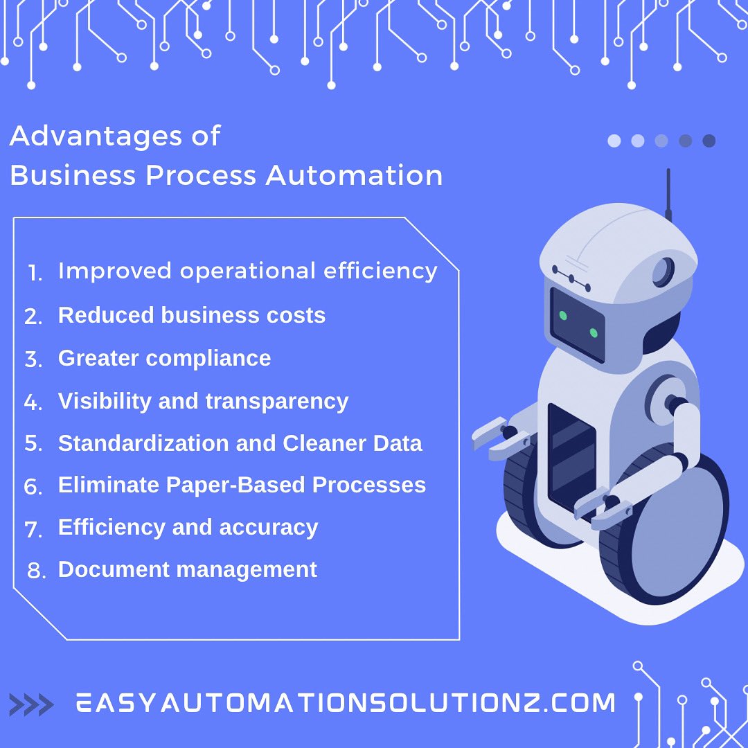 EASolutionz's tweet image. Get your business processes automated with us at EasyAutomationSolutionz

#businessprocessautomation
#automatedworkflows #businessworkflows
#automation #businessautomation #easyautomationsolutionz