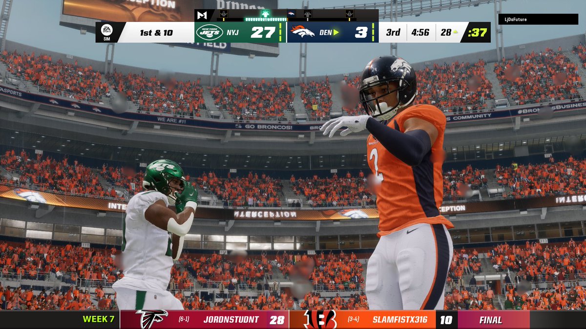 AMG_Broncos's tweet photo. Against the Jets the offense had way too many turnovers the defense could only do so much we gotta get better.#AMGSeason11 @AllMaddenGaming https://t.co/thP5s9xEoC