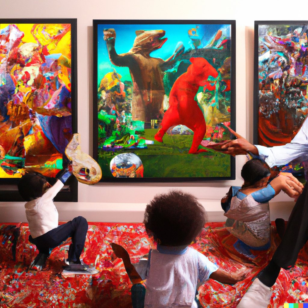 israelswilson's tweet photo. @terrelldom #AIPromptBattle #art https://t.co/dSlDgPERkz