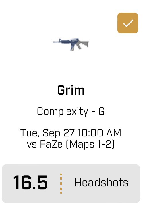 NUKE POTD (1-0)

Running with the community on this one. Grim been going off and has went over L10/L10 lines which includes 2 overtime games. Good luck if tailing. Follow and turn notification on 🚩

#PrizePicks              #Bovada