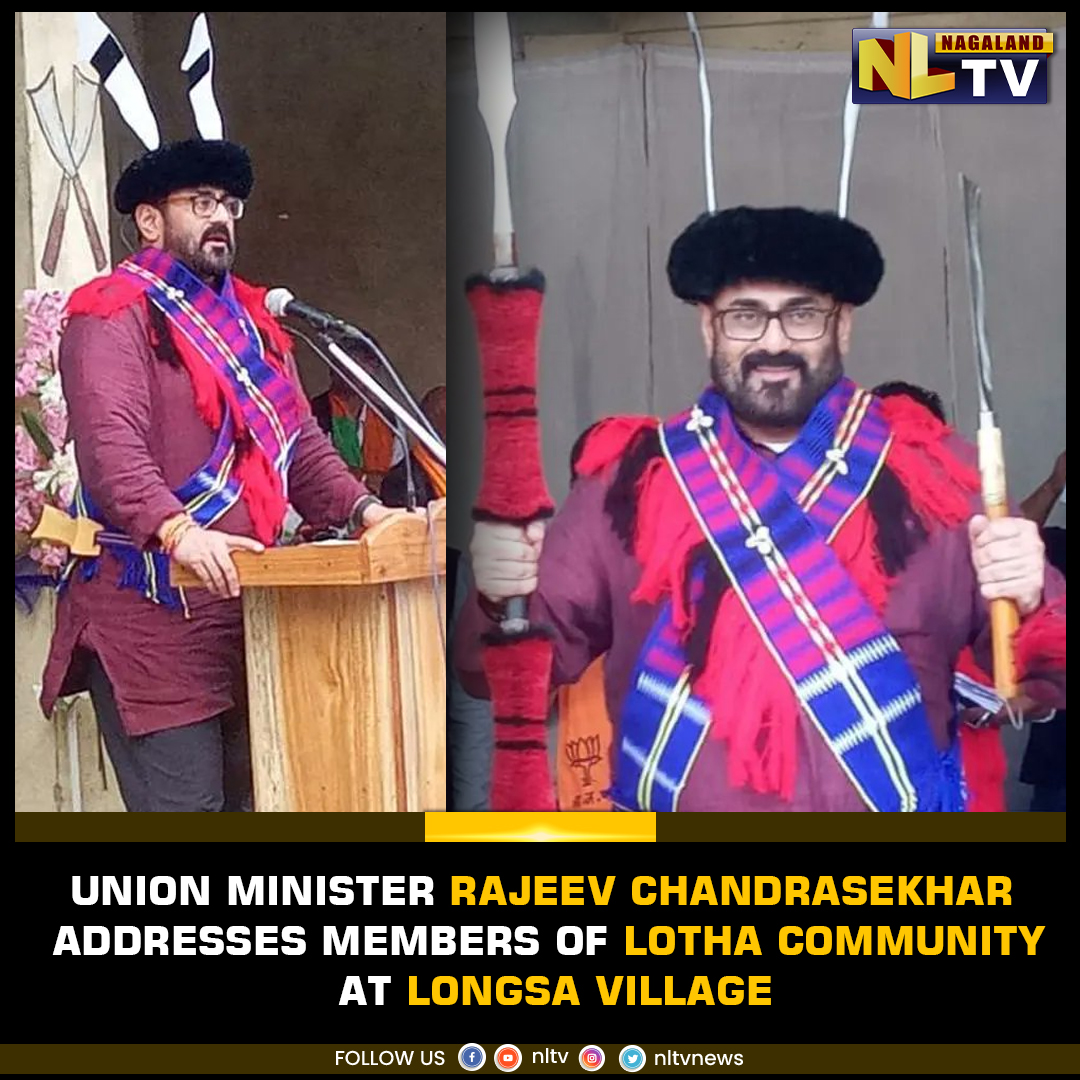 NewsNltv's tweet photo. Union Minister @Rajeev_GoI on Monday visited #Longsa village in #Wokha district. During his visit, the minister addressed members of the #Lotha community
@narendramodi @MyGovNagaland @mygovindia #NewIndia #NorthEast #Nagaland #Dimapur #Kohima https://t.co/a9J4qjyBQB