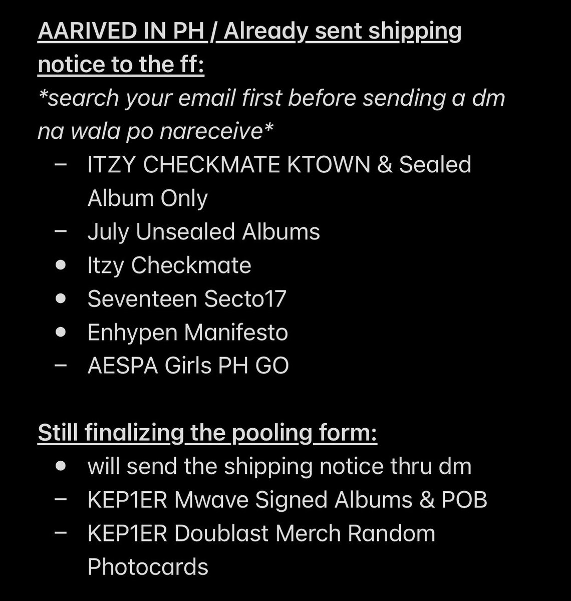 NewiCartPH's tweet photo. #NewiPH_Updates
MASS UPDATE AS OF SEPTEMBER 27, 2022 ✨ https://t.co/3mBqTGA6Gc