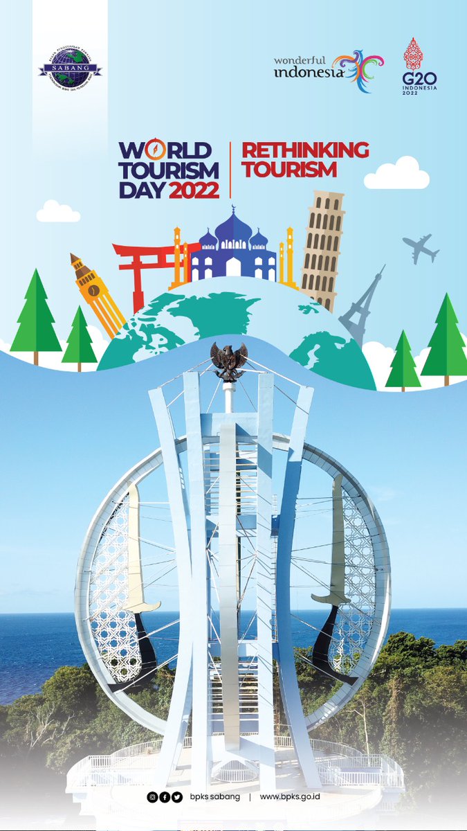 bpksgoid's tweet photo. Wolrd Tourism Day 2022 #bpkssabang #Worldtourismday2022 #kemenparekraf #bpks https://t.co/86xN7pC2L9