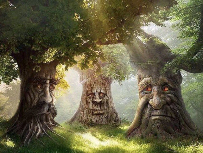 Wise mystical tree» — создано в Шедевруме