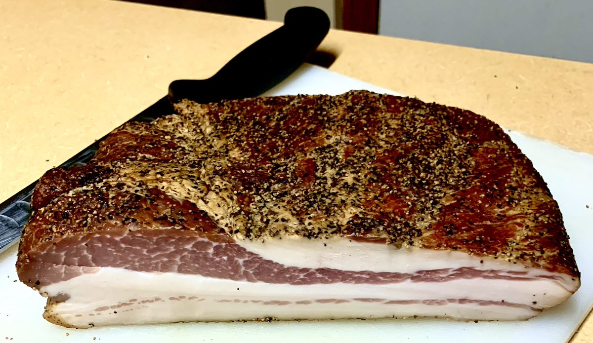 Homemade Black Pepper Bacon!