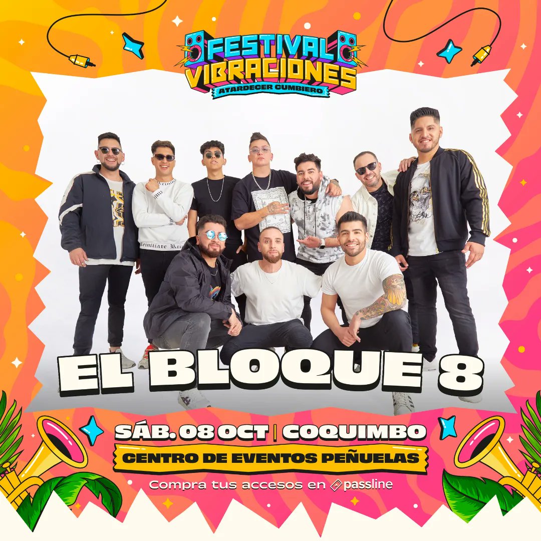 vivepenuelas's tweet photo. @festivalvibraciones a prender todos los corazones ♥️ 💥 del norte.
Los esperamos este sábado 08 de octubre en el centro de eventos peñuelas. @vivepenuelas

Evento familiar todas las edades.
#atardecercumbiero

Entradas a través de @passline_oficial https://t.co/ncTVLeMOcZ