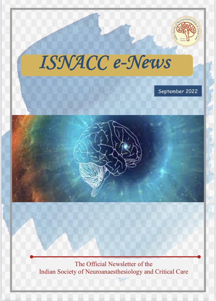 #isnaccnewsletter First ISNACC e-News letter September 2022 is out. Congratulations to the Editorial Team. <a href="/Jangrapgi/">Kiran Jangra</a> Dr Kiran Jangra, Dr Sangeetha and Dr Navneh.