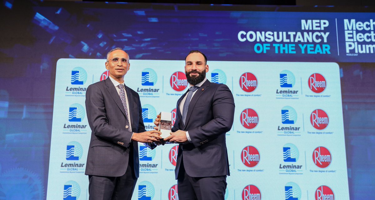 keo_group's tweet photo. Very proud to have been selected the MEP Consultant of the Year at the recent @MEP_Middle_East Awards.
The award is testament to the scale and scope of our MEP projects and the exceptional engineering skills of the team that brings these projects to life.
#MEPAwards #GOKEO https://t.co/yXPiu0nHfF