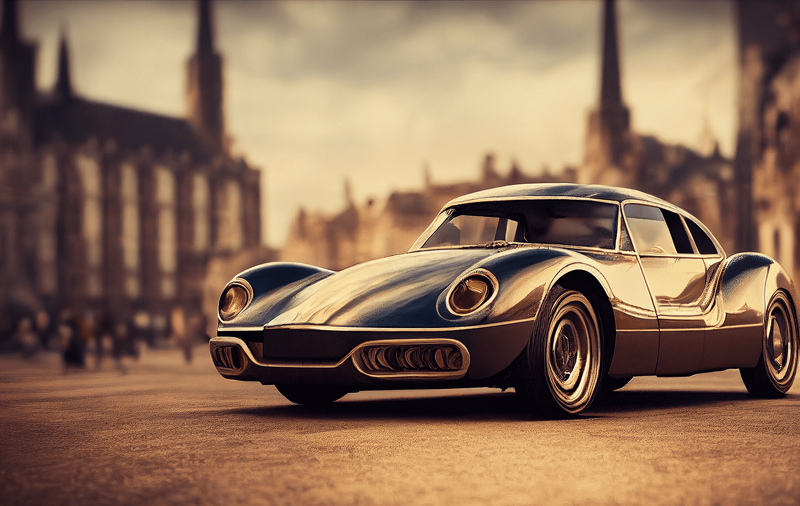 Thaeyne's tweet photo. The past is where it stays - Art nouveau inspired classic car #midjourney #midjourneyAi #AIArtwork #AIart #artnouveau #car https://t.co/3JWLyGsmHd