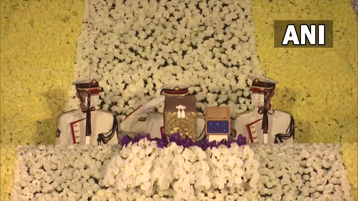 ANI's tweet photo. Prime Minister Narendra Modi attends the State funeral of former Japanese PM Shinzo Abe in Tokyo.

Former Japanese PM Abe was shot during a speech in Japan's Nara city on July 8th. https://t.co/3e0dGTa7FT