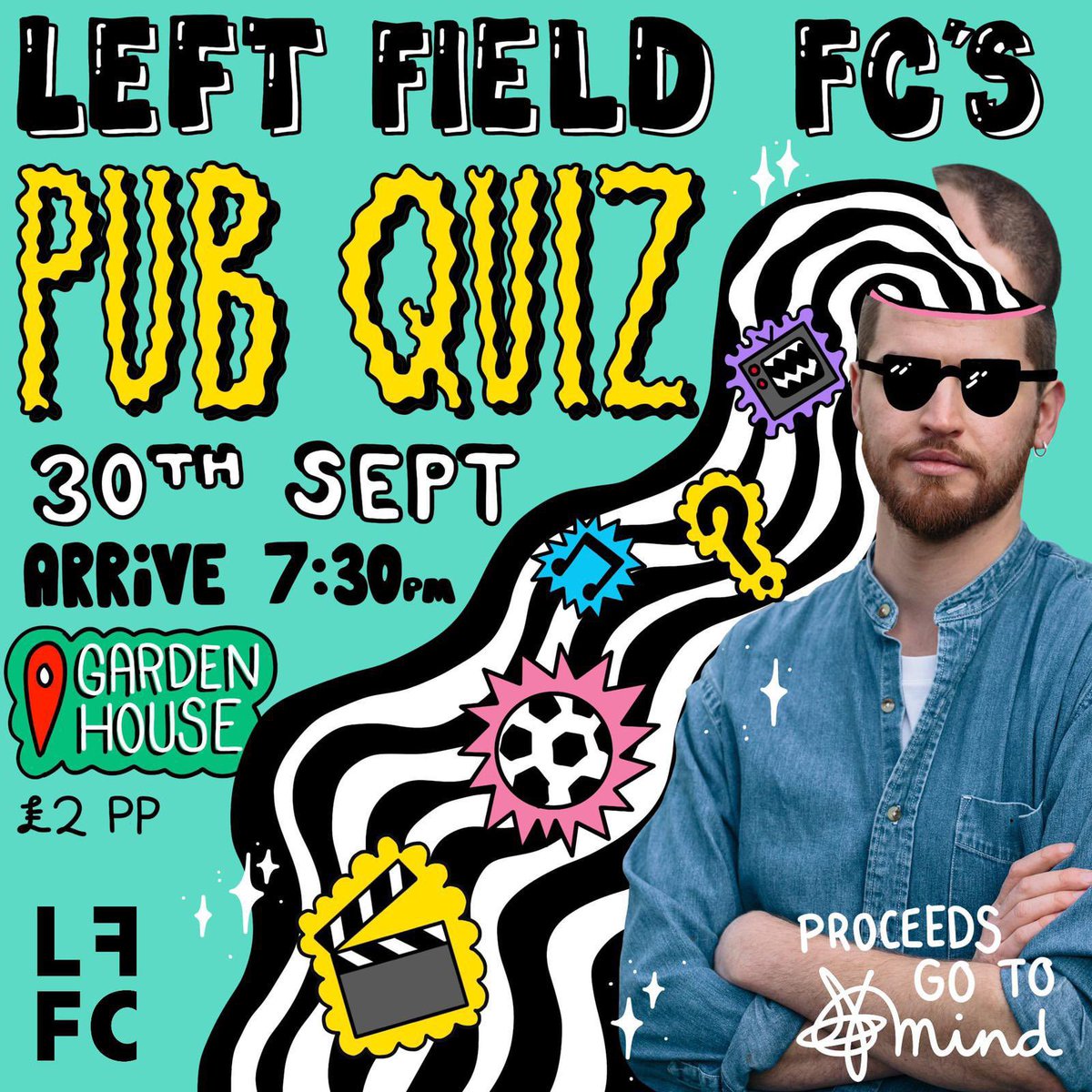 Please come out &amp; test your wits against quizmaster @LewisBuxton93 at our 1st Annual Charity Pub Quiz at The Garden House NR2 3HD this Friday from 7:30pm (8pm start). £2/person entry &amp; all proceeds going to <a href="/NorfolkMind/">Norfolk and Waveney Mind</a> . Prizes galore! DM to book a spot. #pubquiz #Norwich #LFFC
