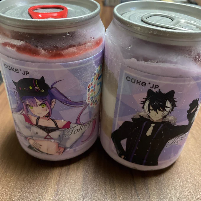 ケーキ缶届きました 