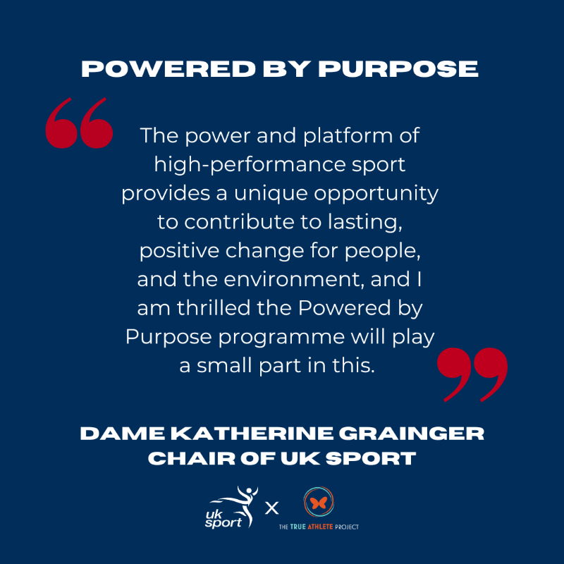uk_sport's tweet photo. UK Sport is proud to launch Powered by Purpose, in partnership with @trueathleteproj, a programme to help athletes use their platform to inspire, facilitate and enable positive change 💫 

#PoweredByPurpose