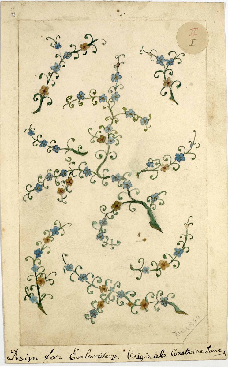 nyccarchives's tweet photo. Perhaps you or someone you know loves embroidery? This painted embroidery design is over 120 years old and was cherished at the time. Have you got a favourite design? #HBAHDesign
๐ทZBL https://t.co/6mAUslIRSz