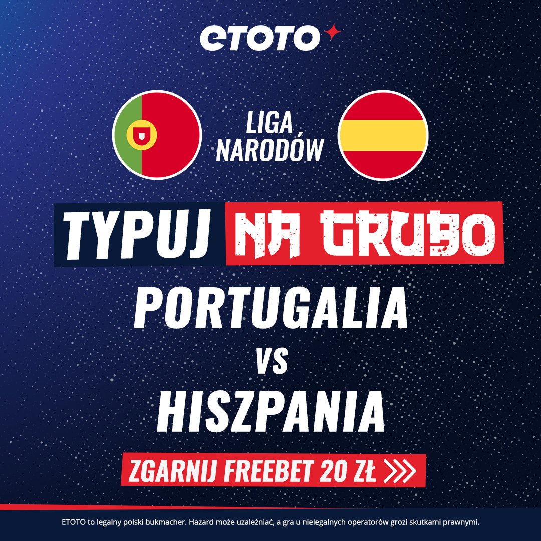 ⚡️ KONKURS ⚡️

Zasady:

➕ Zaobserwuj <a href="/etotopl/">ETOTO</a>
🔁 Daj retweet
1️⃣ Jedna osoba = jeden typ
✍️  Podaj swój login do ETOTO
✅ Typujemy do godziny 20:00
💰 Trafisz? Wygrywasz 2⃣0⃣ PLN

Regulamin: etoto.pl/pages/regulami…