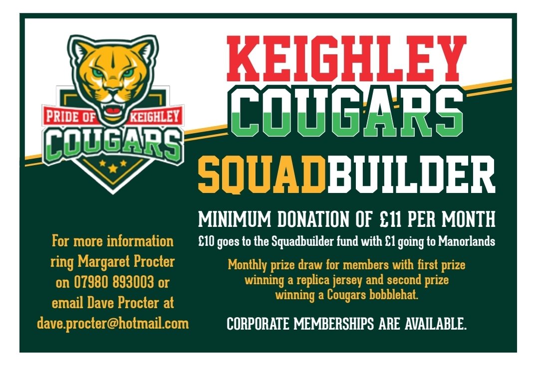 🏉 With all eyes on the 2023 season, now is a better time than ever to sign up for the Squadbuilder fund! 💷 For £11 a month, you can help benefit the squad whilst also helping raise money for @SRManorlands. 📞 Call Margaret on 07980 893003 to join. #JoinThePride