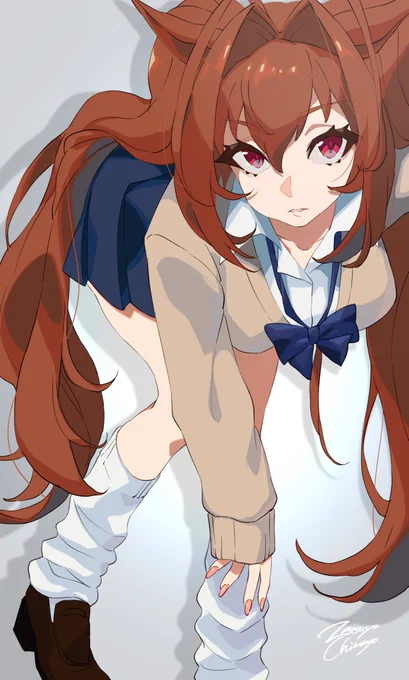ダスカとルーズソックス そのさん#ウマ娘 #ダイワスカーレット 