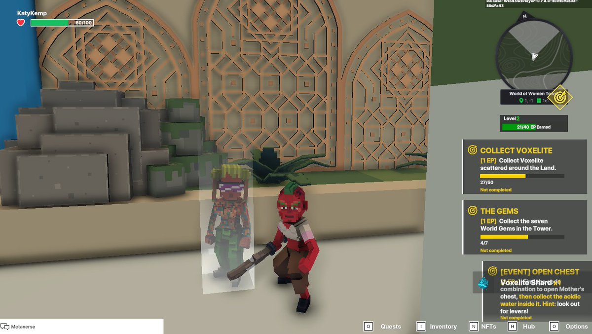 KempyKaty1's tweet photo. @TheSandboxGame @worldofwomennft I just participated in the #SandboxAlphaS3Giveaway for a chance to win 500 SAND! Found the hidden room in World of Women Tower, check out my screenshot below!
👇 https://t.co/x8Ktv3PZKD