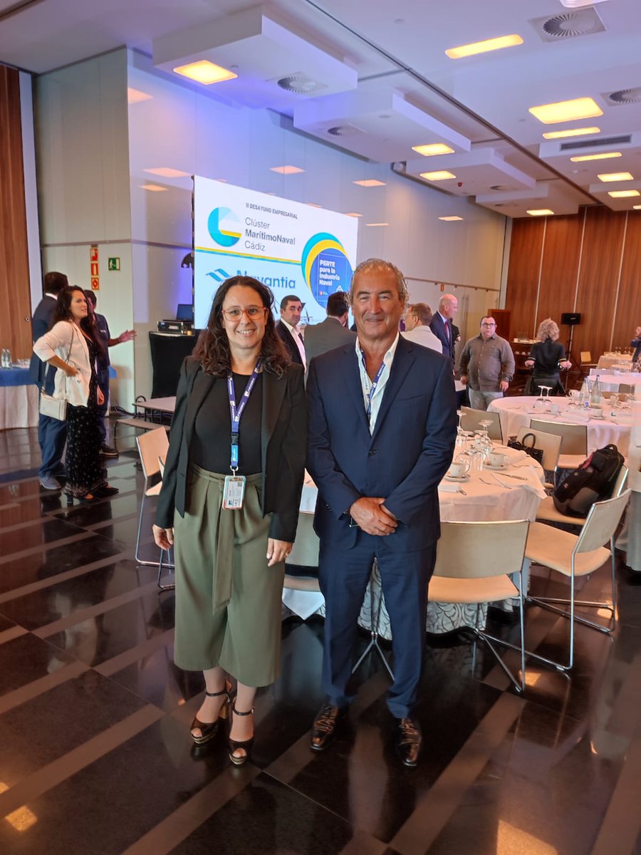 frizonia's tweet photo. Asistimos al Desayuno sobre el “#PERTE para la #industrianaval”, organizado por el
@ClusterCadiz, con la colaboración de @diputacioncadiz🔝
@NavantiaOficial y #PYMAR presentan su web 📲 https://t.co/k0r5Xht0DL como instrumento dinamizador" de esta oportunidad para el sector https://t.co/s7BsfY0iaB