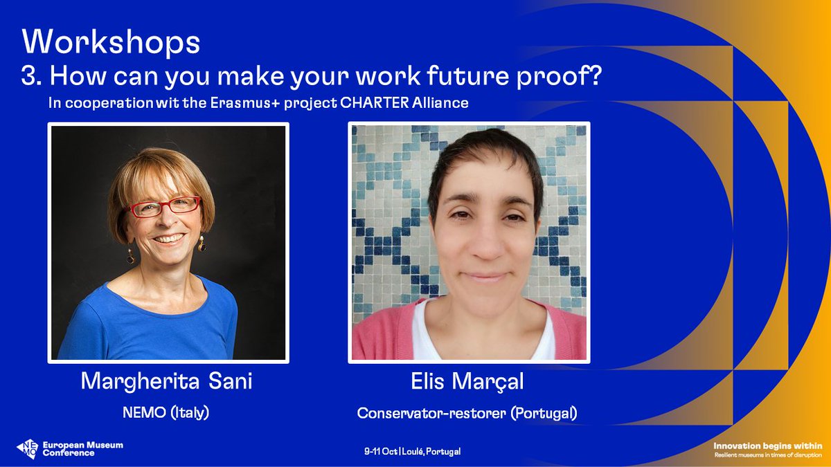 NEMOoffice's tweet photo. 🗣 Get to know our #NEMOemc22 speakers
Two representatives from @AllianceCharter will offer a moment for self-reflection and a chance to discuss future scenarios and necessary skills for museum work.
More about the NEMO European Museum Conference 👉 https://t.co/I5oWMzSrIN https://t.co/L4Z1aDcYSj