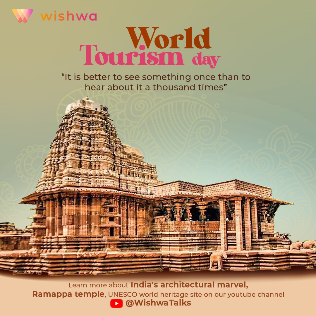 wishwaindia's tweet photo. Learn more about India's architectural marvel, Ramappa temple, a UNESCO world heritage site on our https://t.co/7Za22aPpCd
#wishwatalks #worldtourismday #tourism #travel #of #nature #Ramappa #Indianart #archietecture #india #TourismDay2022  #incredibleindia https://t.co/u6t9W0a4yt