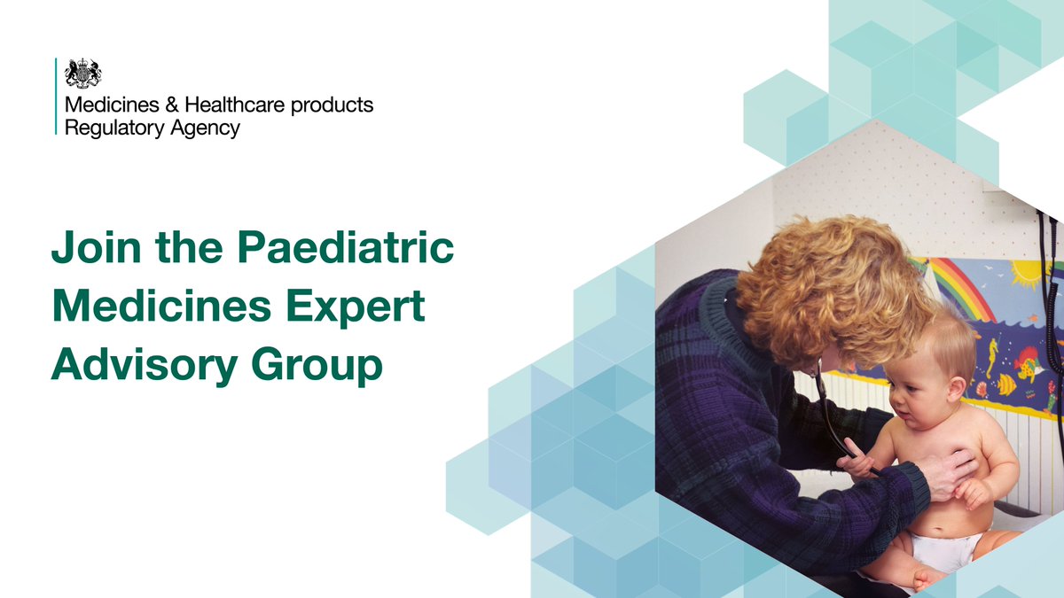 Are you a Paediatric Oncologist, a Paediatric Neurologist or a General Paediatrician?

The Commission on Human Medicines is looking to appoint new members to advise Ministers on the regulation of paediatric medicines and medical devices: gov.uk/government/org…

#Paediatrics