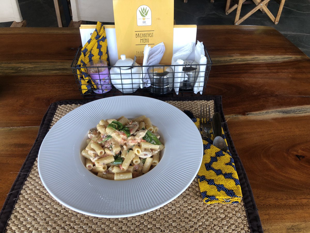 AgaveHome's tweet photo. Creamy Chicken Peri Peri Pasta!
Available at Agave Café, we are a road side café located at Ubena Zomozi (just 20 km after Chalinze towards Morogoro). https://t.co/PsML6wU1WB