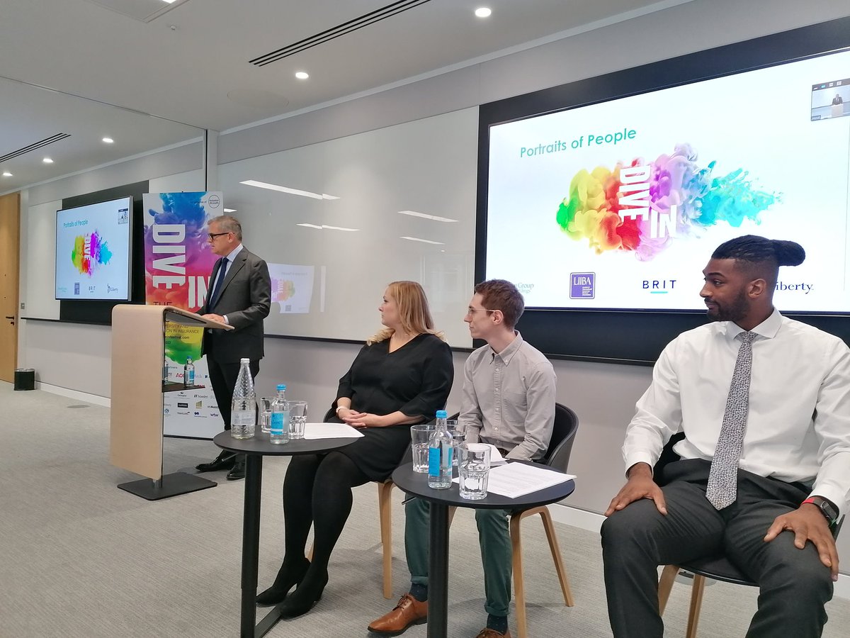 jhobbs_liiba's tweet photo. Bruce Carnigie-Brown introducing Portraits of People event. LIIBA are co-sponsoring this innovative look at behind everyday assumptions. #DiveInFest #BraverCultures https://t.co/fuQTBonCBI