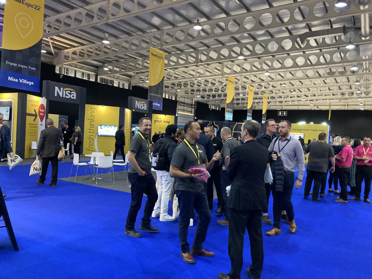 Whoop! So great to be back <a href="/NAECStoneleigh/">NAECStoneleigh</a> with <a href="/NisaRetail/">Nisa Retail</a> colleagues and customers for our #nisaexpo Loving the atmosphere and the face to face time with everyone ❤️