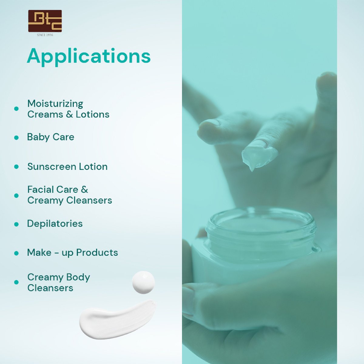 BTCSocial's tweet photo. 👉🏻Vegarol Hydrosoft is an emulsifier + emollient, which provides 24 hours moisture by reducing trans-epidermal water loss. Please contact, Marketing Head Ms. Preeti Attrai📞 +91-9899903320
#bansaltrading #vvf #emulsifiers #emollient #personalcare #skincare #ingredients #pharma https://t.co/pHUHXeMhAC