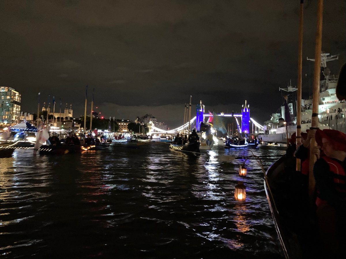 The Master Wax Chandler and Consort enjoyed a magical evening seeing all the illuminated craft at Platinum Reflections flotilla. Beeswax candles of course lighting the way for our company cutter Mellifera!