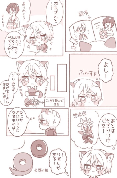 ルにプレゼントを贈る猫ツの話

※類司🎈🌟
ツの猫化・幼児化注意 