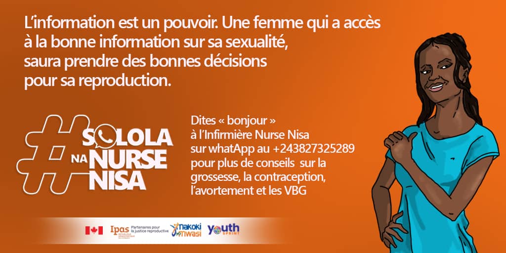 PalabaJocelyne's tweet photo. #SololaNaNurseNisa
L'information n'est pas seulement un pouvoir mais cela nous permet de garder nos vies. Une femme qui a accès à la bonne information sur sa sexualité, saura prendre des bonnes décisions pour sa vie et son avenir.
@MakokiYaMwasi
@Ipas
@NurseNisa1 https://t.co/RY4Hmz3cD1